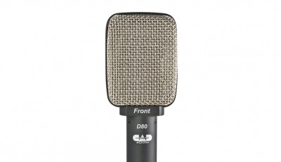 CAD Audio D80 Side Address Large Diaphragm Super Cardioid Dynamic Cabinet/Percussion Microphone